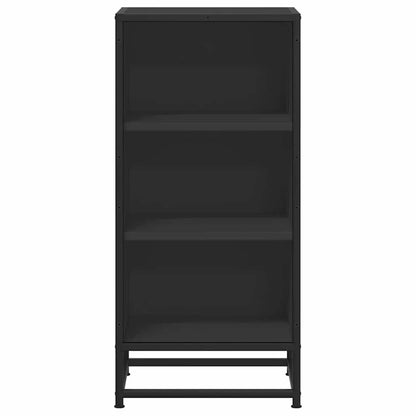 Sideboard Black 35.5x35x76 cm Engineered Wood and Metal
