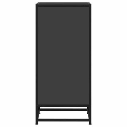 Sideboard Black 35.5x35x76 cm Engineered Wood and Metal