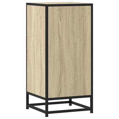 Sideboard Sonoma Oak 35.5x35x76 cm Engineered Wood and Metal