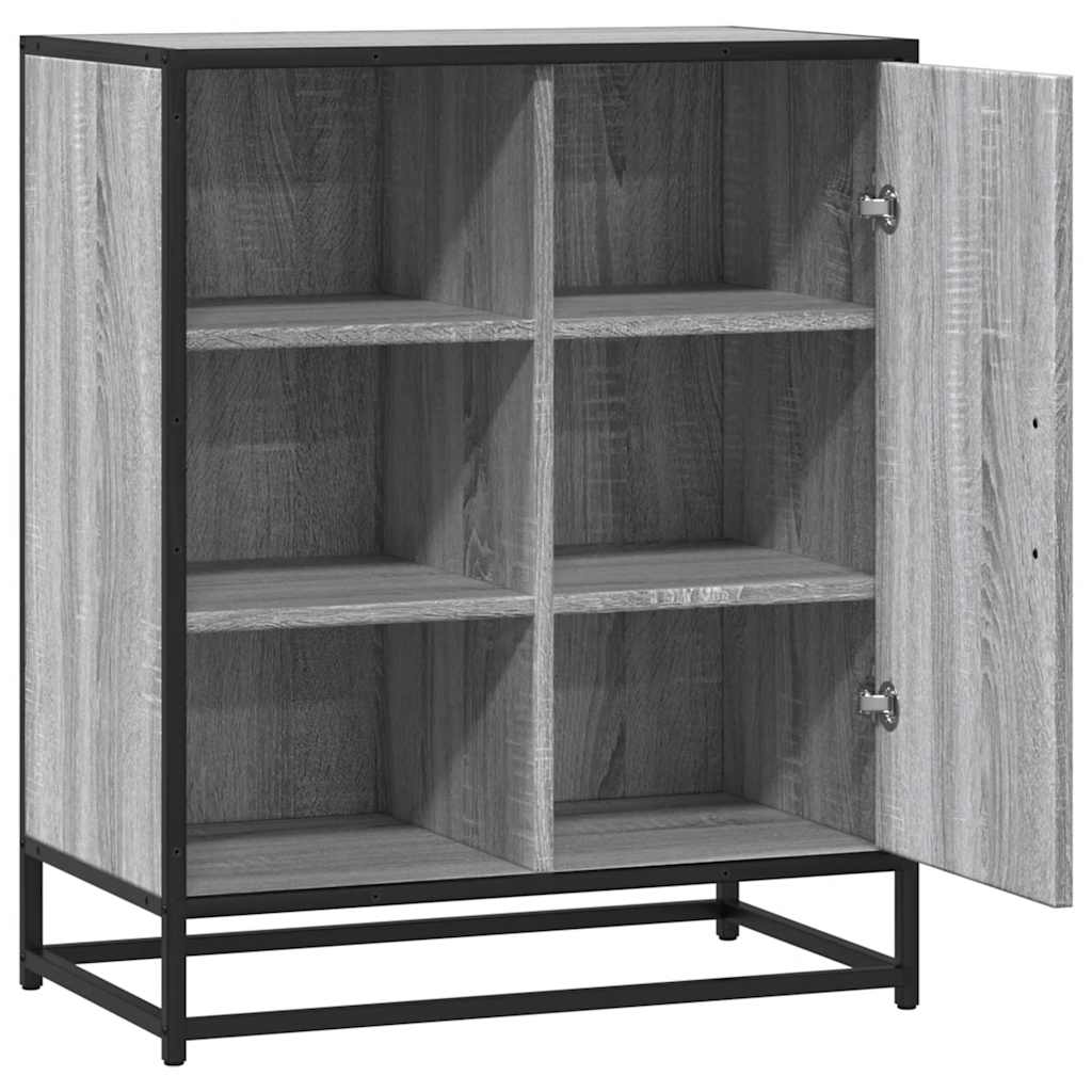 Sideboard Grey Sonoma 62x35x76 cm Engineered Wood