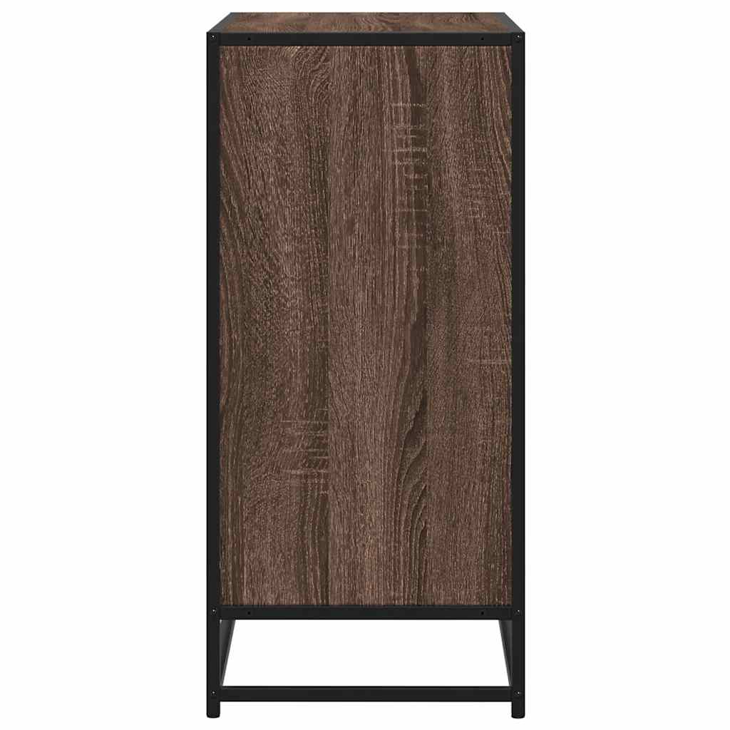 Sideboard Brown Oak 62x35x76 cm Engineered Wood