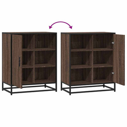 Sideboard Brown Oak 62x35x76 cm Engineered Wood