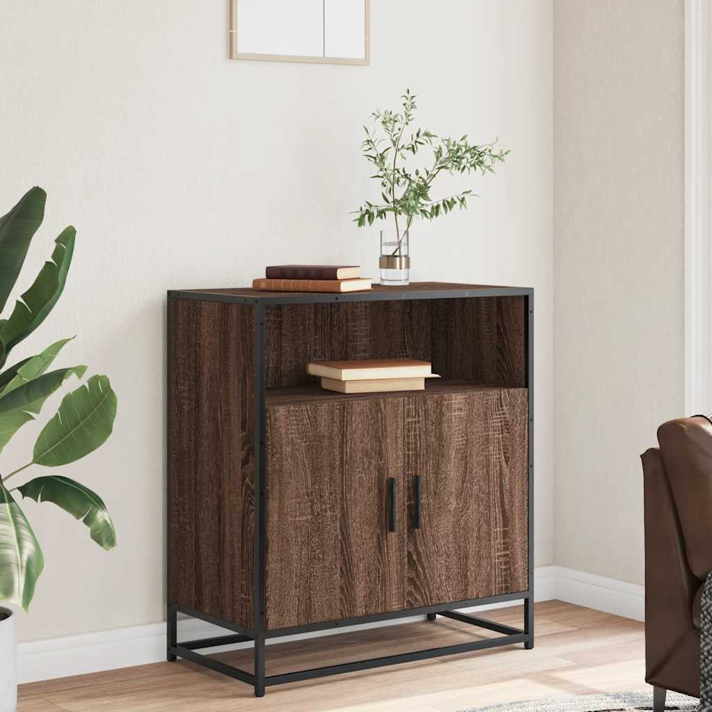 Sideboard Brown Oak 68x35x76 cm Engineered Wood