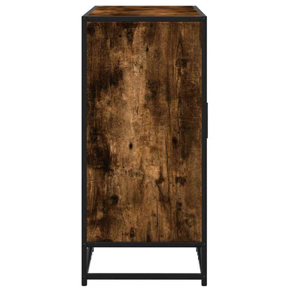 Sideboard Smoked Oak 94x35x76 cm Engineered Wood