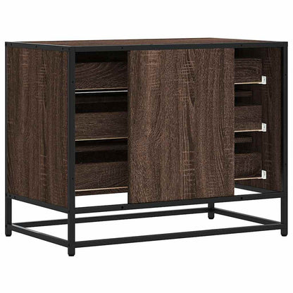 Drawer Cabinet Brown Oak 70x41x56 cm Engineered Wood