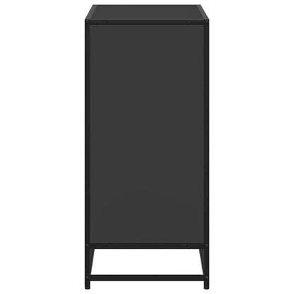 Book Cabinet Black 80.5x35x76 cm Engineered Wood