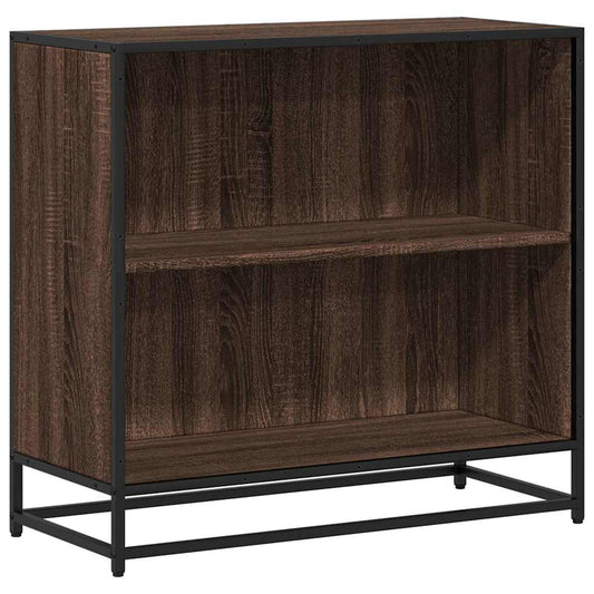 Book Cabinet Brown Oak 80.5x35x76 cm Engineered Wood