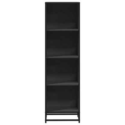 Book Cabinet Black 40x35x139 cm Engineered Wood