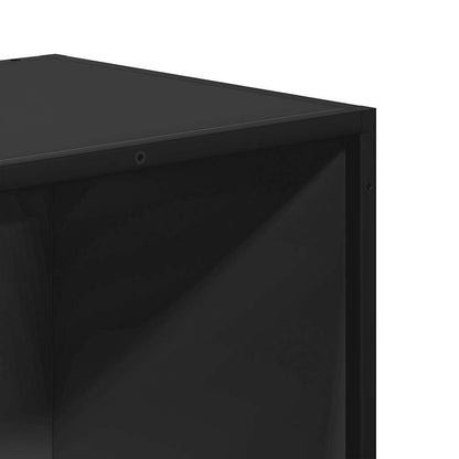 Book Cabinet Black 40x35x139 cm Engineered Wood