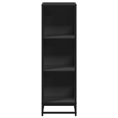 Book Cabinet Black 33.5x33x107.5 cm Engineered Wood