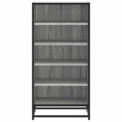 Shoe Rack Grey Sonoma 48x38x97.5 cm Engineered Wood