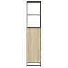 Bathroom Cabinet Sonoma Oak 35x37.5x166 cm Engineered Wood