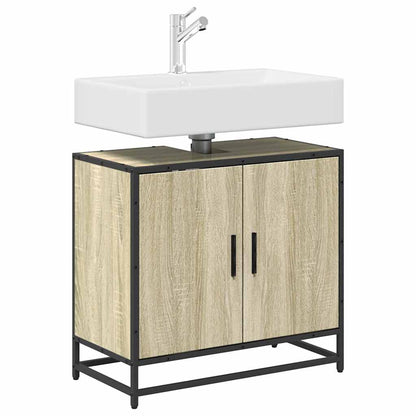 Bathroom Sink Cabinet Sonoma Oak 65x33x60 cm Engineered Wood
