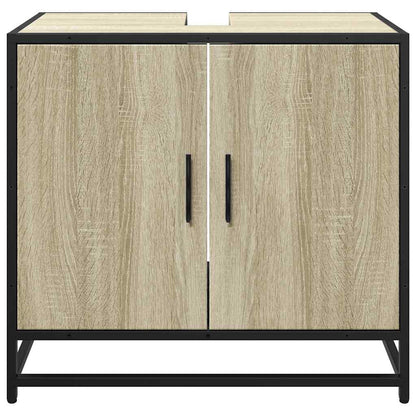 Bathroom Sink Cabinet Sonoma Oak 65x33x60 cm Engineered Wood
