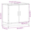 Bathroom Sink Cabinet Sonoma Oak 65x33x60 cm Engineered Wood