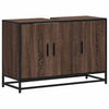 Bathroom Sink Cabinet Brown Oak 90x33x60 cm Engineered Wood