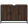 Bathroom Sink Cabinet Brown Oak 90x33x60 cm Engineered Wood