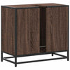 Bathroom Sink Cabinet Brown Oak 65x33x60 cm Engineered Wood
