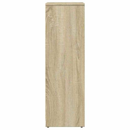 Bathroom Cabinet Sonoma Oak 30x30x95 cm Engineered Wood