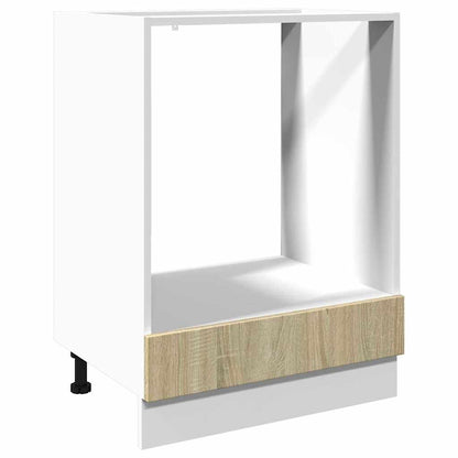 Oven Cabinet Sonoma Oak 60x46x81.5 cm Engineered Wood