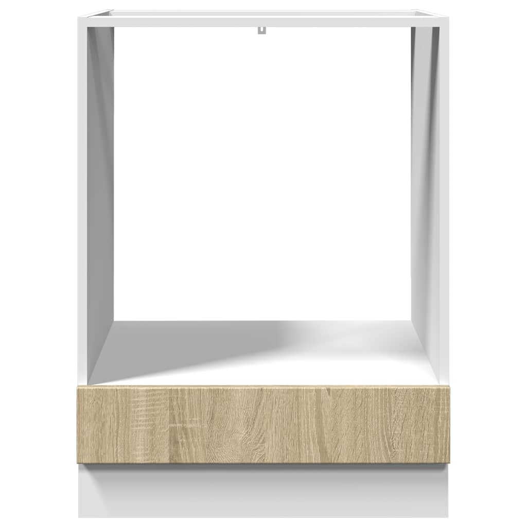 Oven Cabinet Sonoma Oak 60x46x81.5 cm Engineered Wood