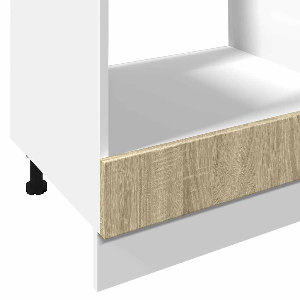 Oven Cabinet Sonoma Oak 60x46x81.5 cm Engineered Wood
