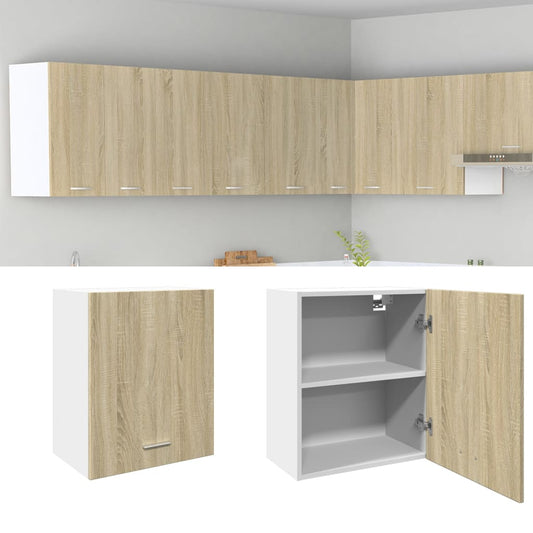 Wall Mounted Cabinet Lyon Sonoma Oak 50x31x60 cm Engineered Wood