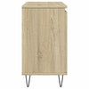 Bathroom Cabinet Sonoma Oak 58x33x60 cm Engineered Wood