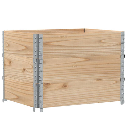 Pallet Collars 3 pcs 80x60 cm Solid Wood Pine