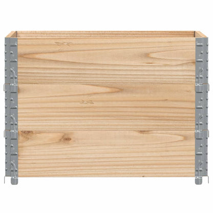 Pallet Collars 3 pcs 80x60 cm Solid Wood Pine
