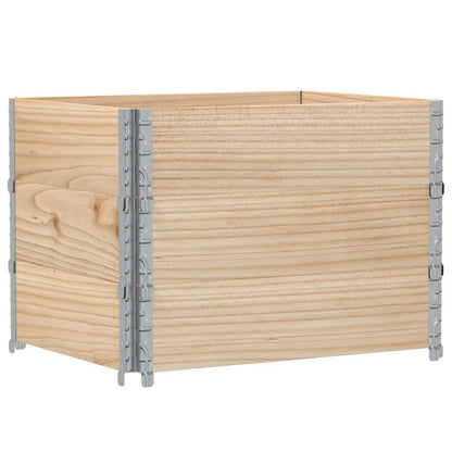 Pallet Collars 3 pcs 80x60 cm Solid Wood Pine