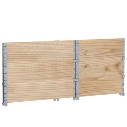 Pallet Collars 3 pcs 80x60 cm Solid Wood Pine
