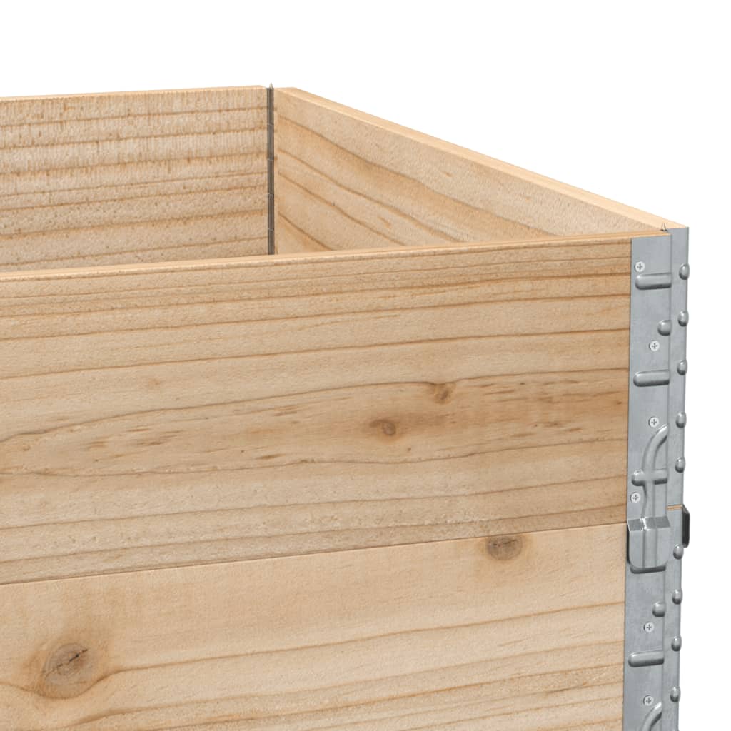 Pallet Collars 3 pcs 120x80 cm Solid Wood Pine