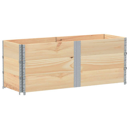Pallet Collars 3 pcs 150x50 cm Solid Wood Pine