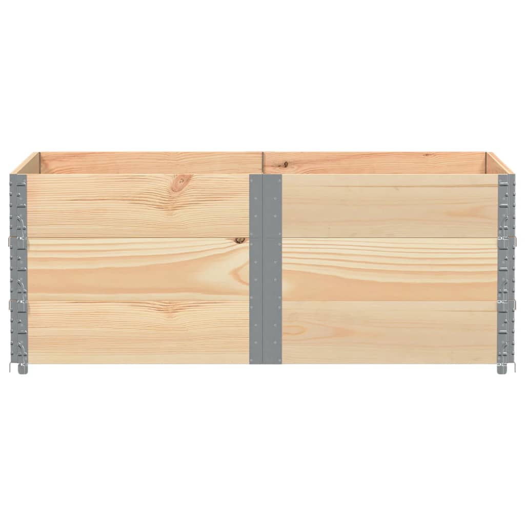 Pallet Collars 3 pcs 150x100 cm Solid Wood Pine