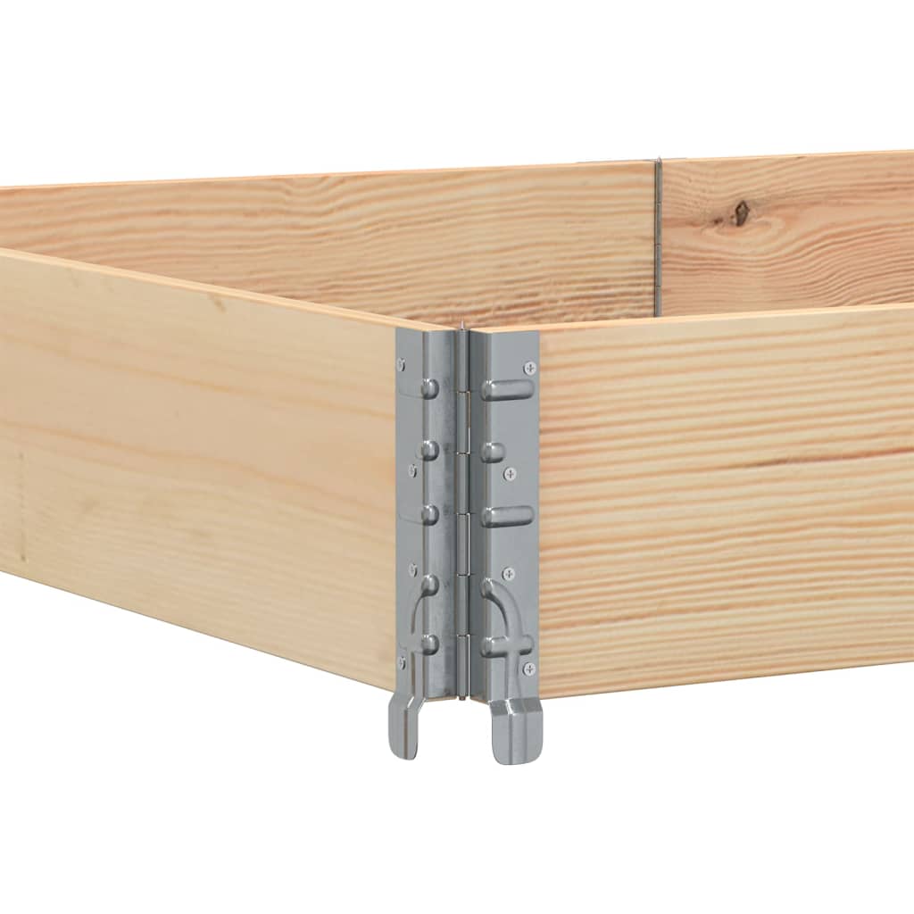 Pallet Collars 3 pcs 150x100 cm Solid Wood Pine