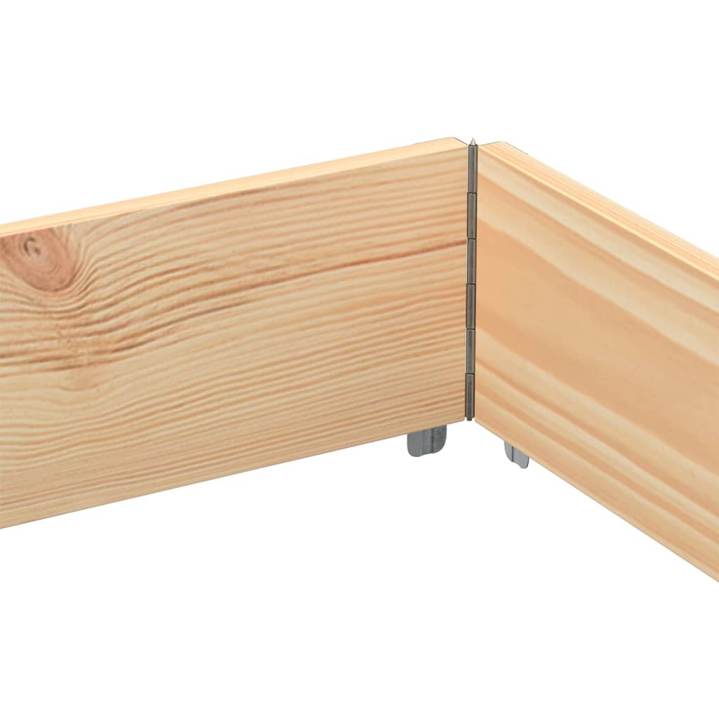 Pallet Collars 3 pcs 150x100 cm Solid Wood Pine