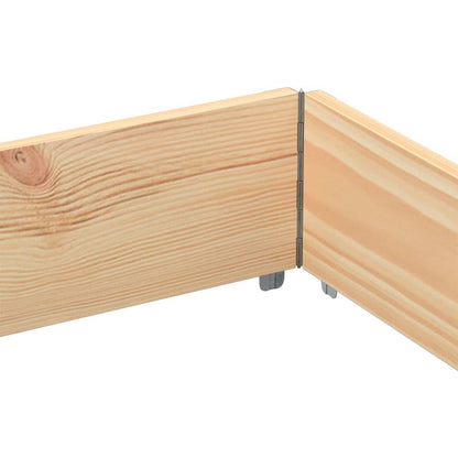 Pallet Collars 3 pcs 150x100 cm Solid Wood Pine