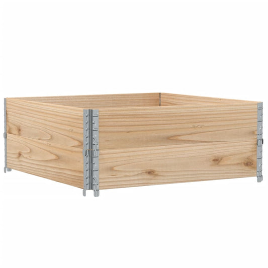 Garden Planter 100x100 cm Solid Wood Pine