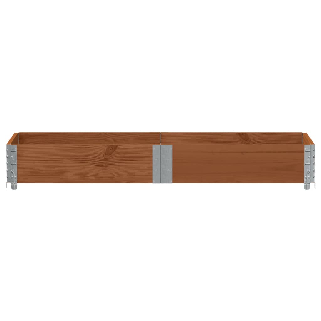 Garden Planter Brown 150x50 cm Solid Wood Pine