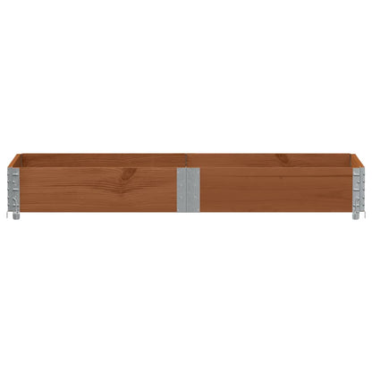 Garden Planter Brown 150x50 cm Solid Wood Pine