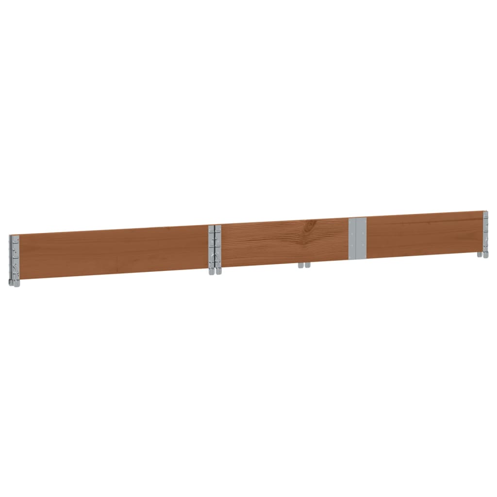 Garden Planter Brown 150x50 cm Solid Wood Pine