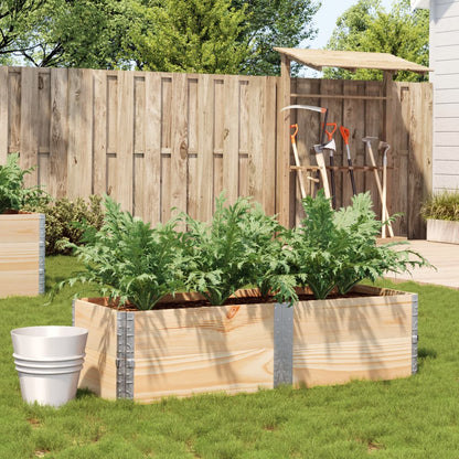 Garden Planter 150x50 cm Solid Wood Pine