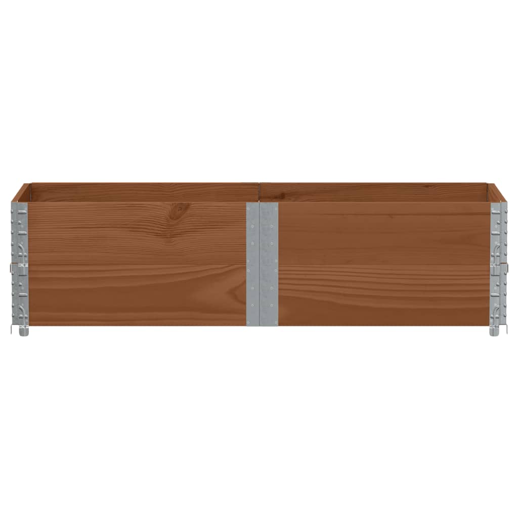 Garden Planter Brown 150x50 cm Solid Wood Pine