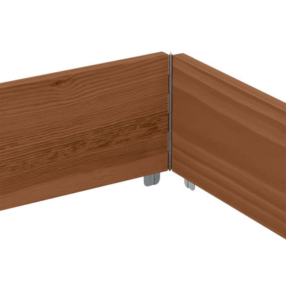Garden Planter Brown 150x100 cm Solid Wood Pine