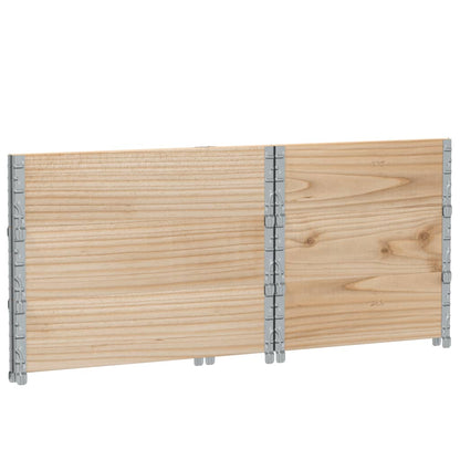 Garden Planter 80x60 cm Solid Wood Pine