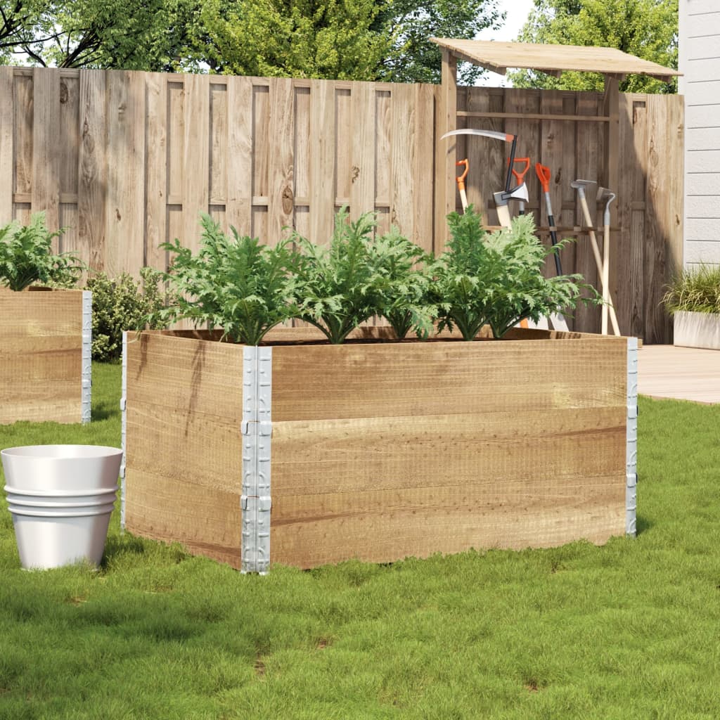 Garden Planter 120x80 cm Solid Wood Pine