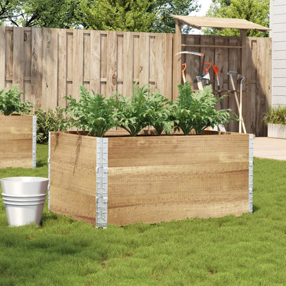 Garden Planter 120x80 cm Solid Wood Pine