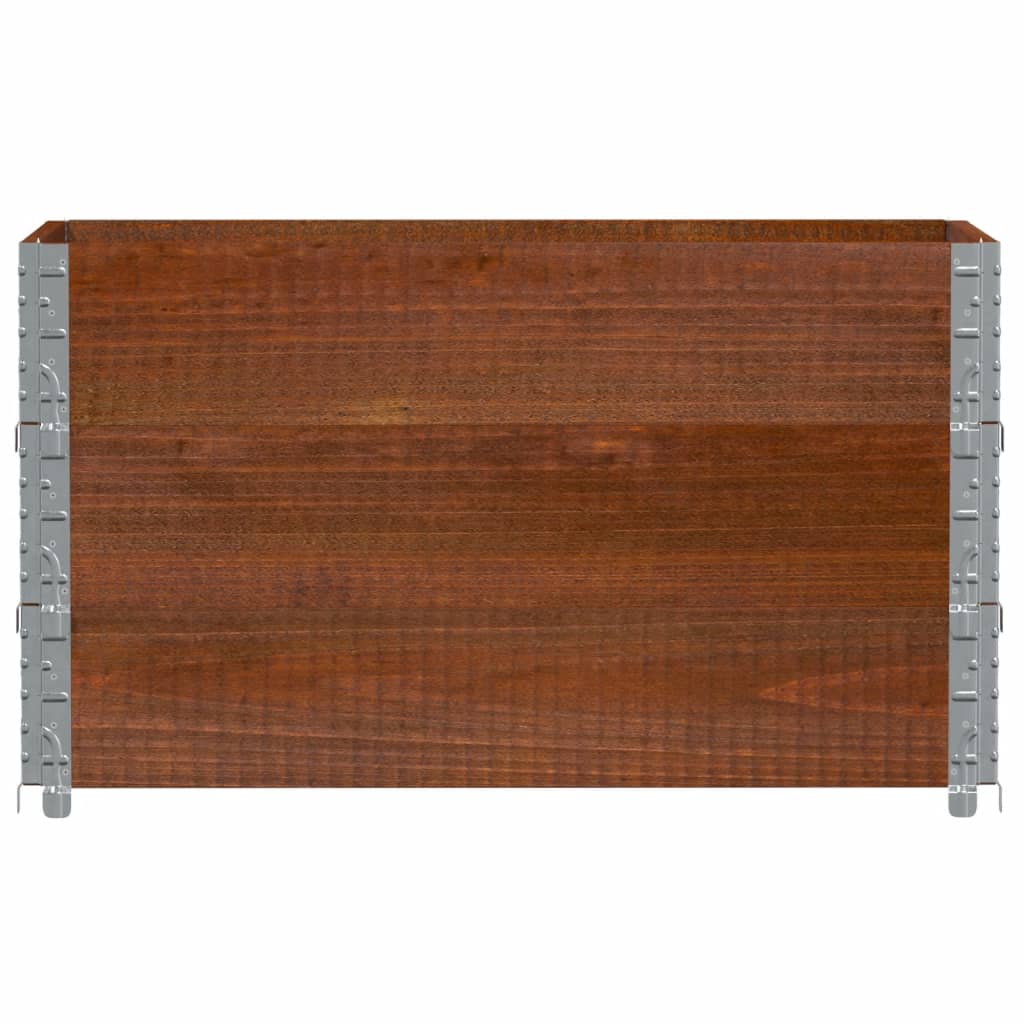 Garden Planter Brown 100x50 cm Solid Wood Pine