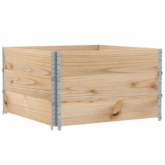 Garden Planter 100x100 cm Solid Wood Pine